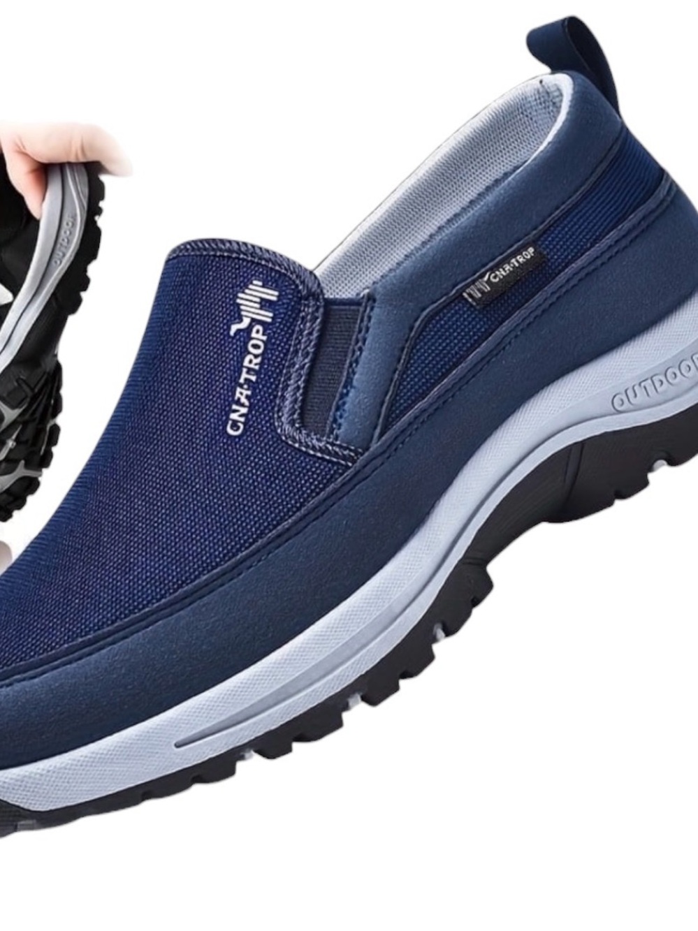 CNA-TROP Classic Slip On Walking Comfort Shoe Sz 47 12.5 US Navy Orthopedic NWOB